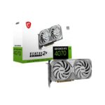 کارت گرافیک ام اس آی مدل GeForce RTX 4070 VENTUS 2X WHITE 12G OC