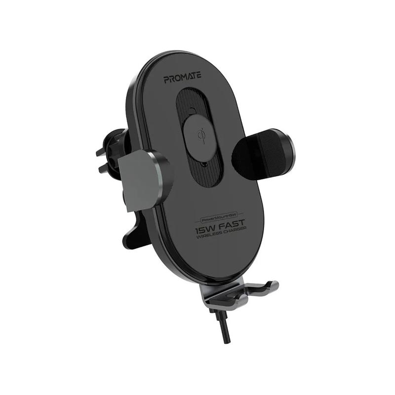PROMATE PowerMount-15W شارژر بی سیم و پایه نگهدارنده پرومیت مدل PowerMount-15W