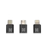 کابل USB به microUSB/USB-C/لایتنینگ پرومیت مدل UniLink-Trio طول 1.2 متر