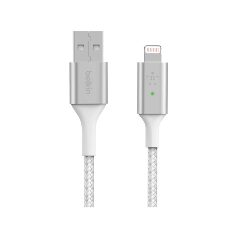کابل USB-A به لایتنینگ بلکین مدل CAA007bt04 طول 120 سانتی متر