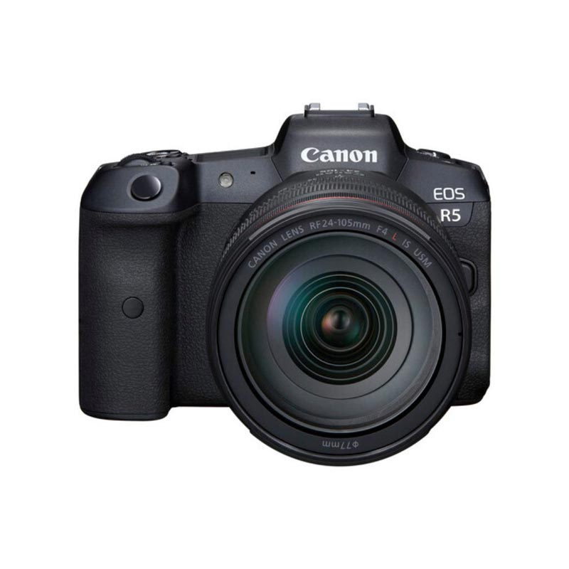 دوربین بدون آینه کانن مدل EOS R5 Mirrorless Camera kit RF 24-105mm f/4