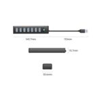 هاب 7 پورت اوریکو مدل PW7U-U3-05 - Image 2