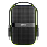 هارد اکسترنال سیلیکون پاور مدل Armor A60 ظرفیت دو ترابایت دارای رابط USB Type-A 3.2