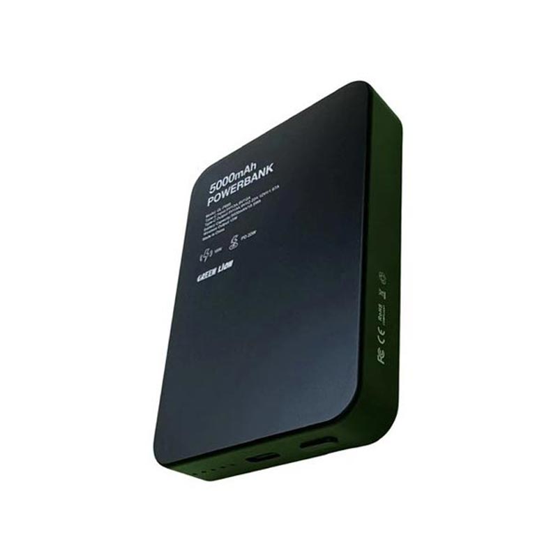 پاوربانک گرین لاین مدل GL-MAG 5 ظرفیت 5000 میلی آمپر ساعت