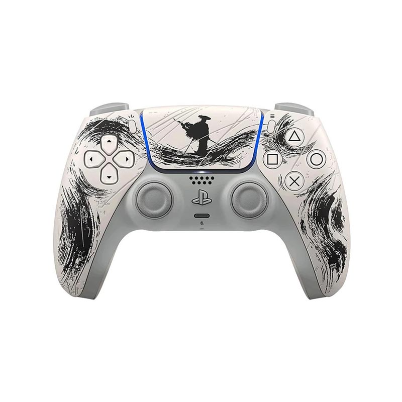دسته بازی سونی مدل PS5 DualSense Ghost of Yotei Black Limited Edition