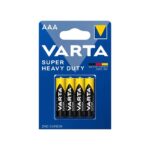 باتری نیم قلمی وارتا مدل Super Heavy Duty بسته 4 عددی